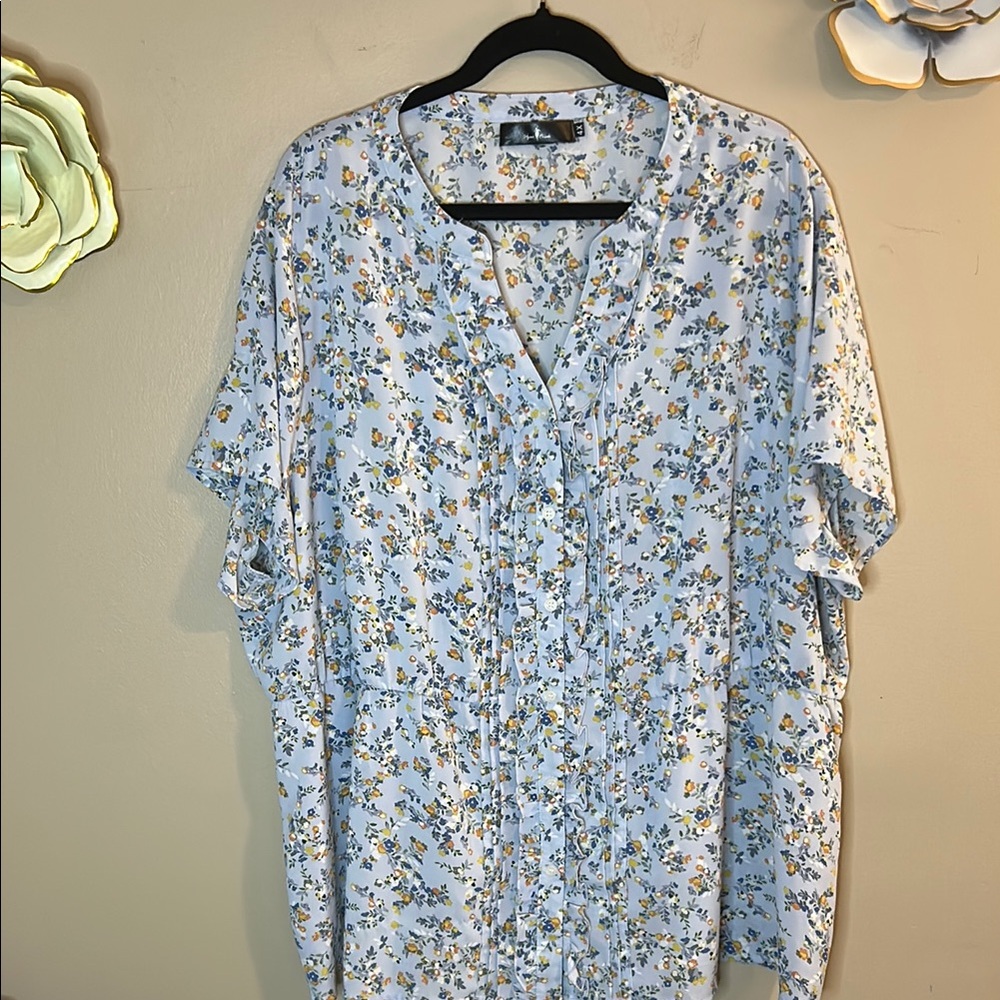 Agnes Orinda Floral Blouse